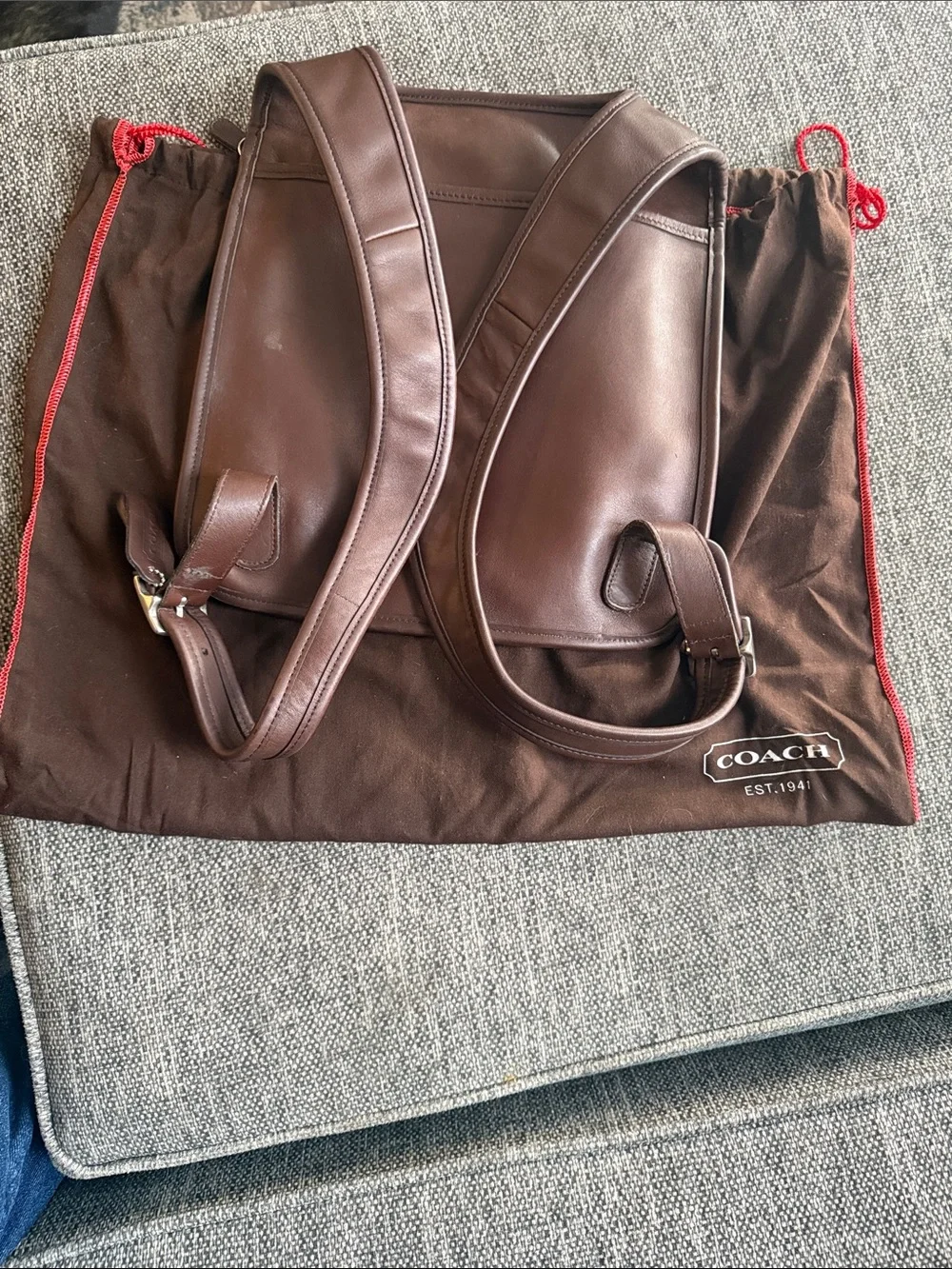 Coach Small Backpack in Mahogany
